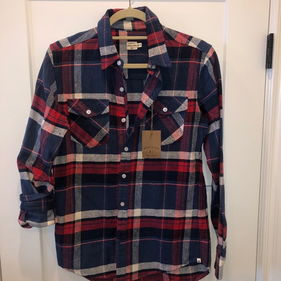 Bridge + Burn Other - Bridge+Burn NWT Plaid Flannel Button Down